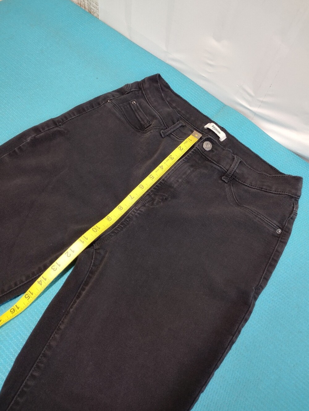 Kensie Black Stretchy Jegging Skinny Jeans High Rise 12 /31 - Picture 4 of 8